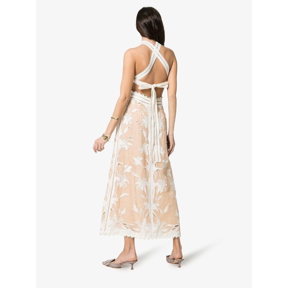 Ultra rare 🦄🔥 Zimmermann Lily Corsage Midi Dress - Picture 3 of 10